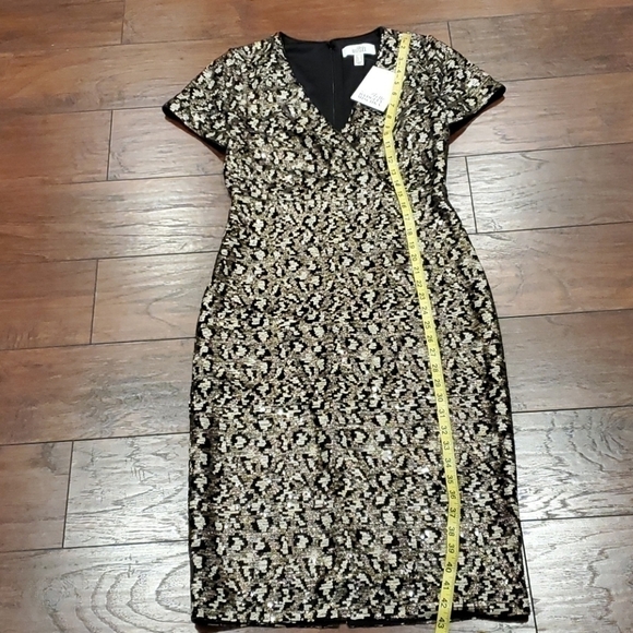 NWT Badgley Mischka Sequin evening luxury dress - Picture 7 of 11